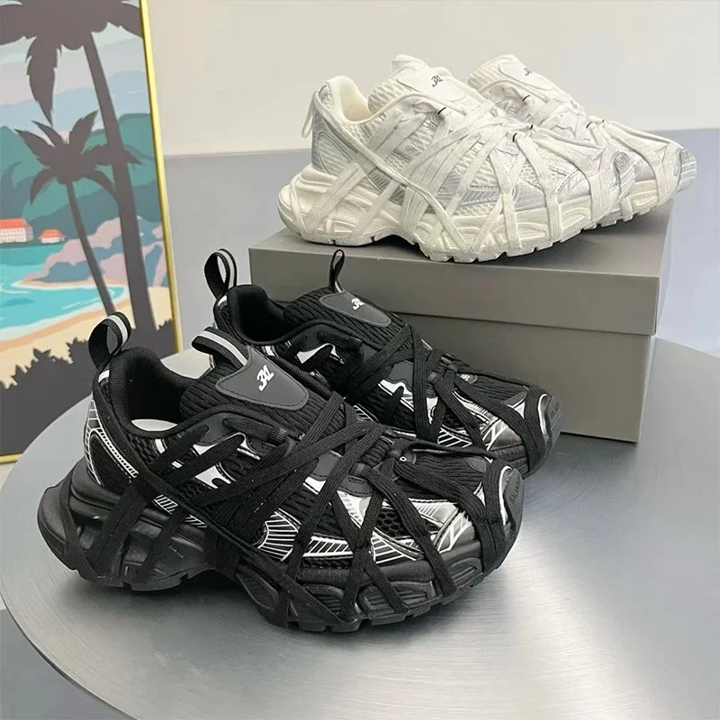 Women Shoes Qc - Brand Design Unisex Thick-soled Sports Shoes