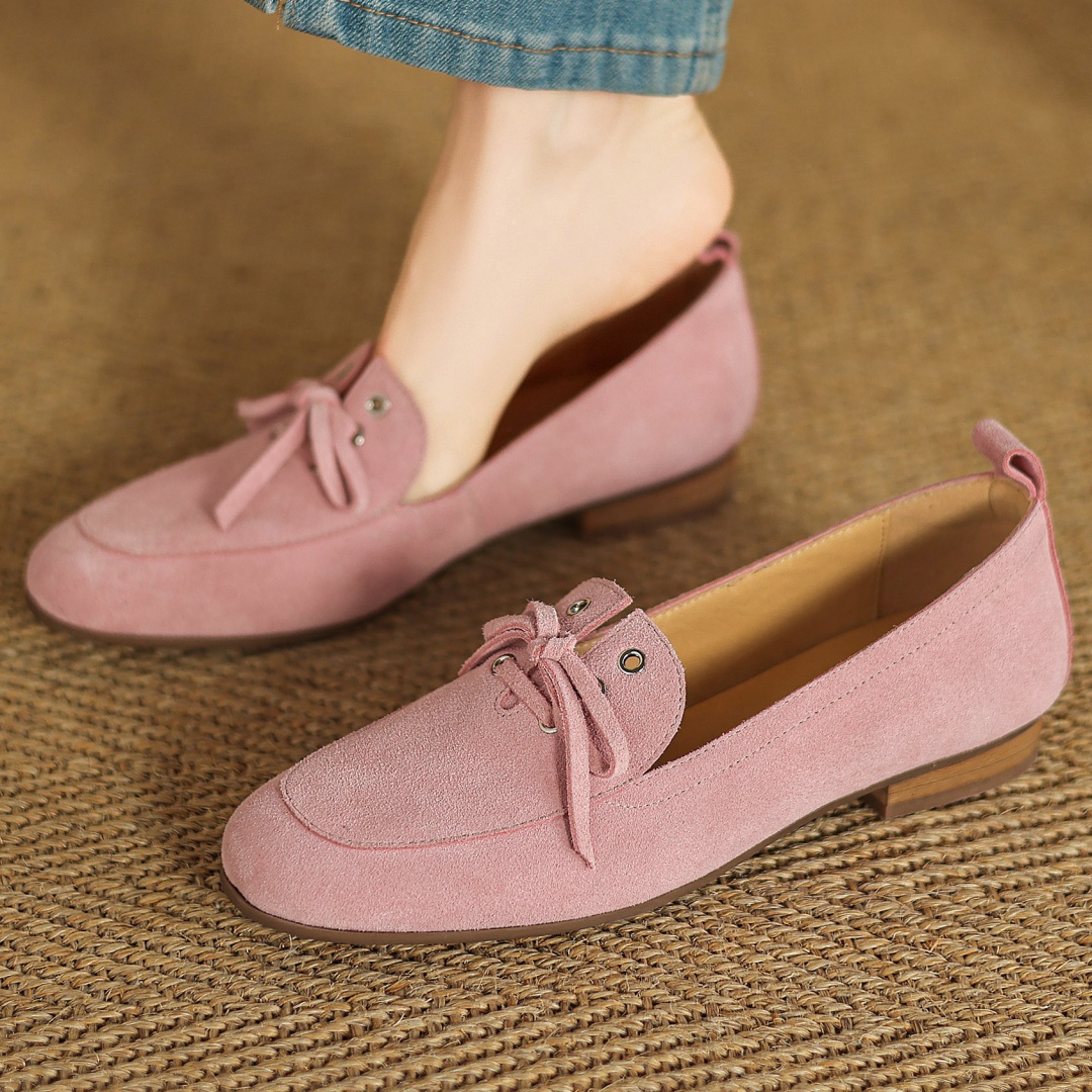 Women'S Shoes Naturalizer - Women's natural suede leather round toe
