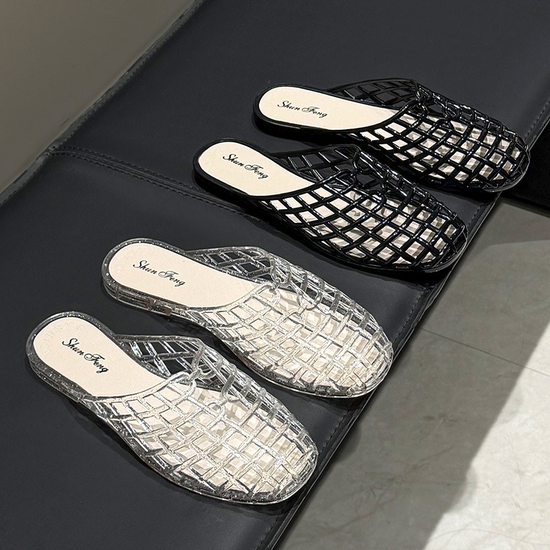 Rhinestone Sandal Women - Summer Women Glam Rhinestone Hollow Style