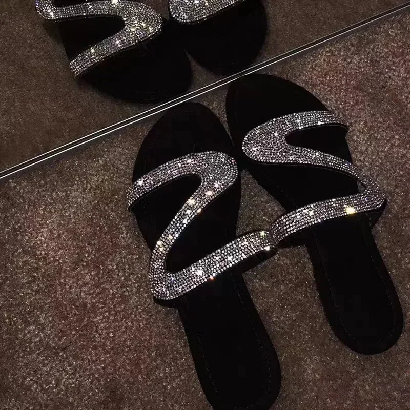 Sexy Women Sandals Summer Beac – обзор и цена Rhinestone Sandal Women