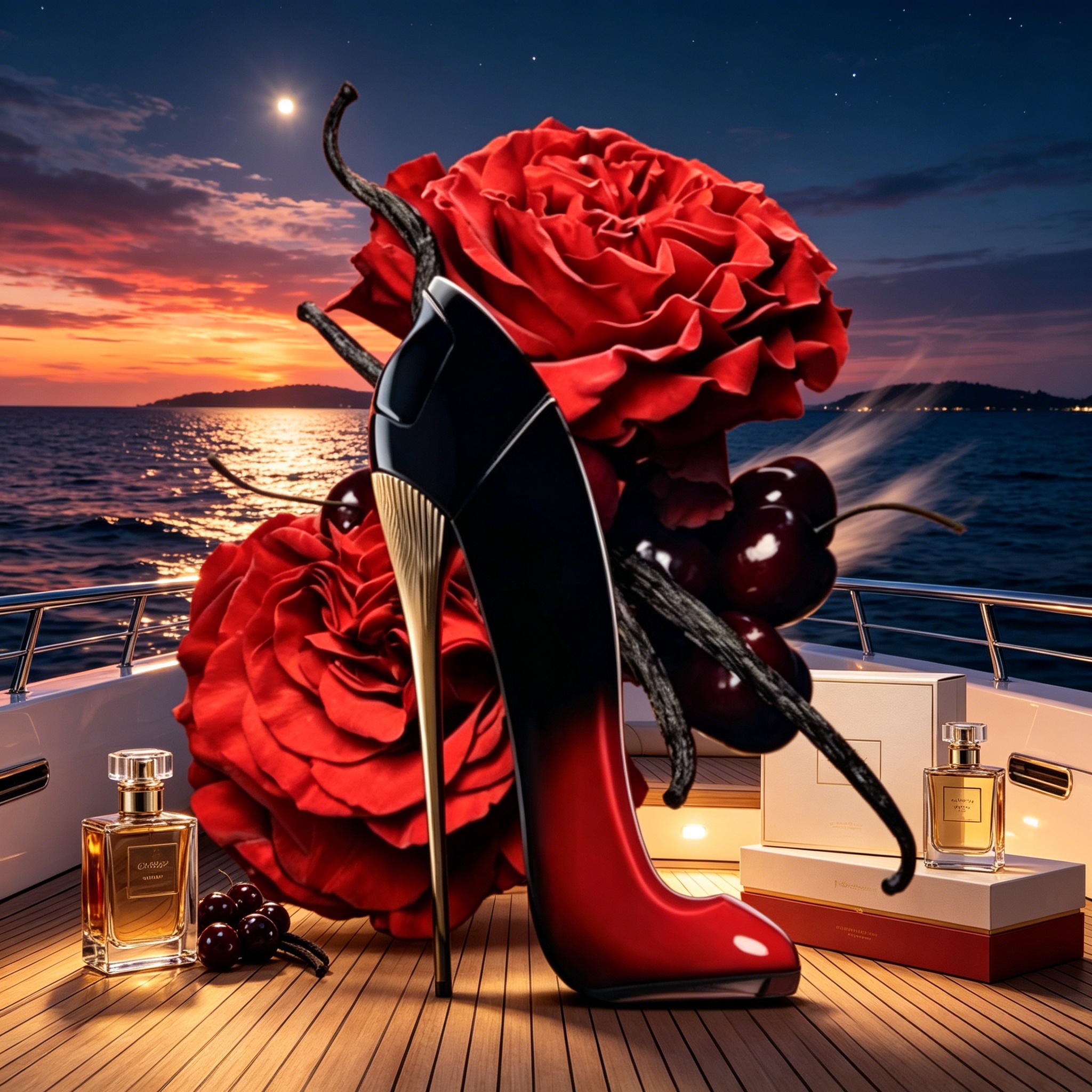 Gradient Red Black High Heel W – обзор и цена Women Shoes Black