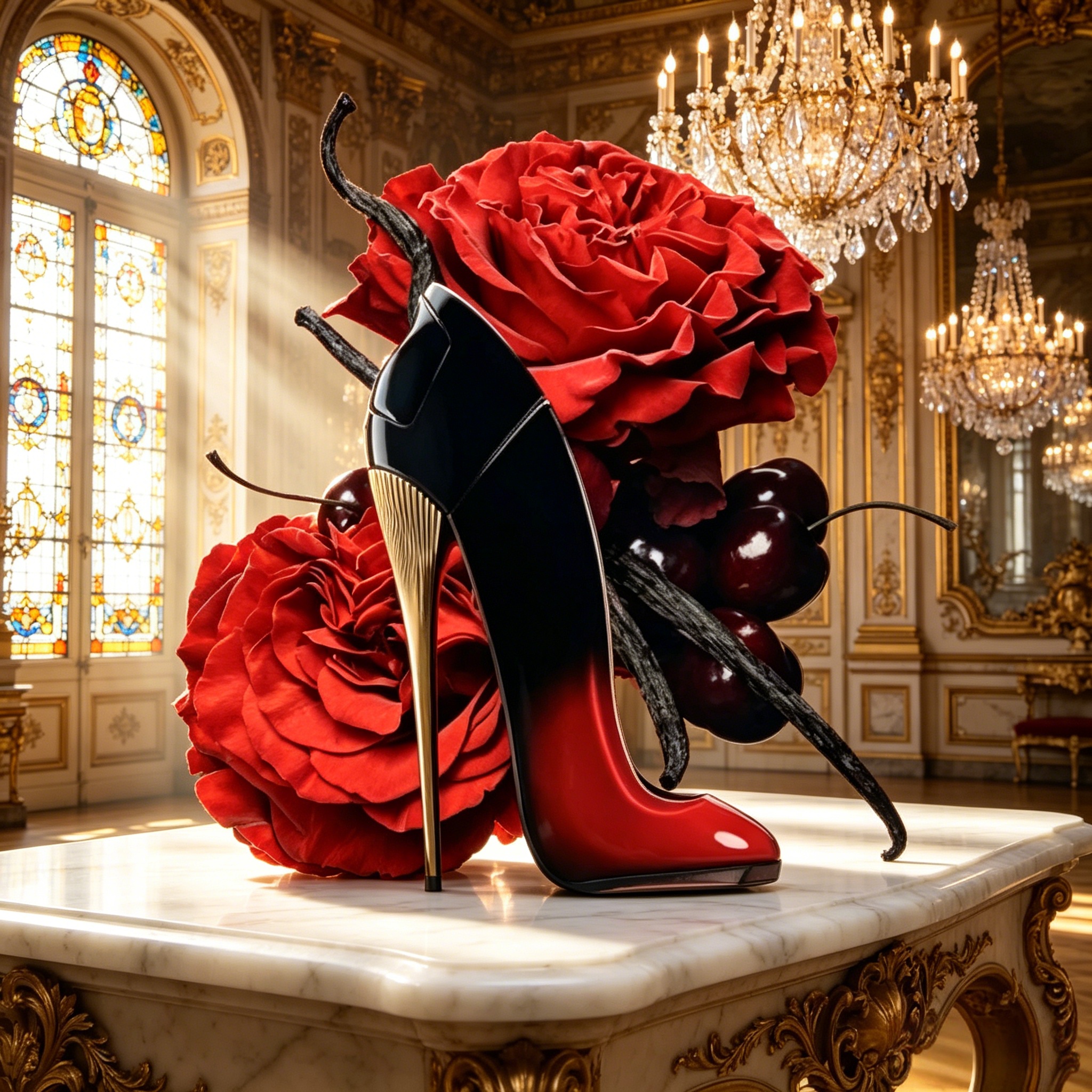 Gradient Red Black High Heel W – обзор и цена Women Shoes Black