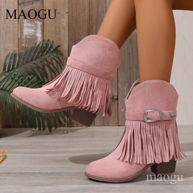 Women's Suede Fringe Cowboy An – обзор и цена Western Cowgirl Boot
