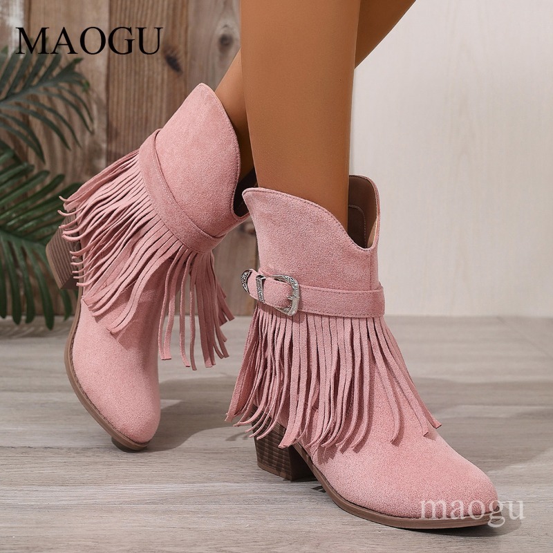 Women's Suede Fringe Cowboy An – обзор и цена Western Cowgirl Boot