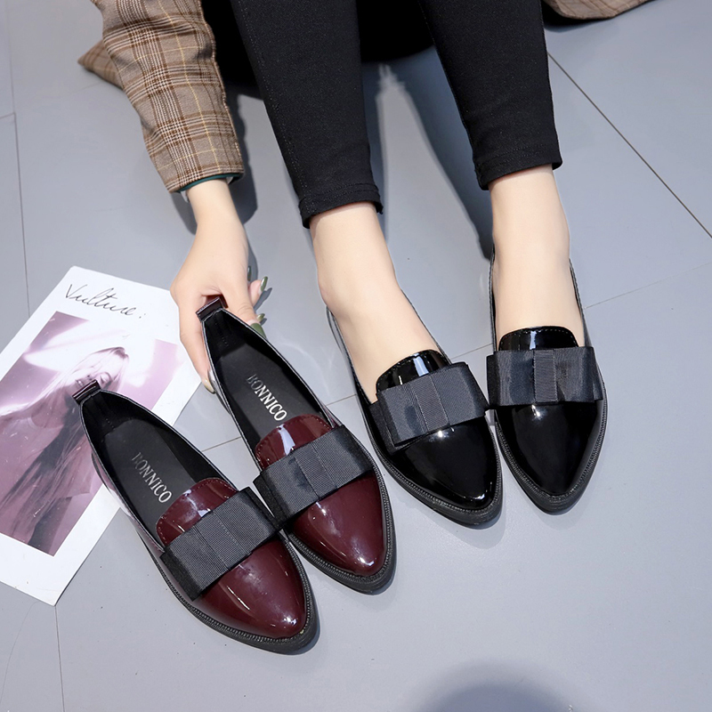 Black/ Wine Red Patent Leather – обзор и цена Women Shoes Black