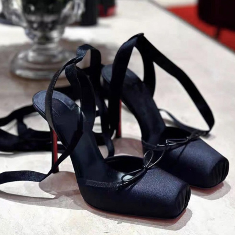 2026 New Women Shoes French St – обзор и цена Ankle Strap Heels