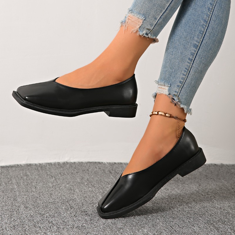 Slip-on Block Heel Single Shoe – обзор и цена Women'S Shoes Non Slip