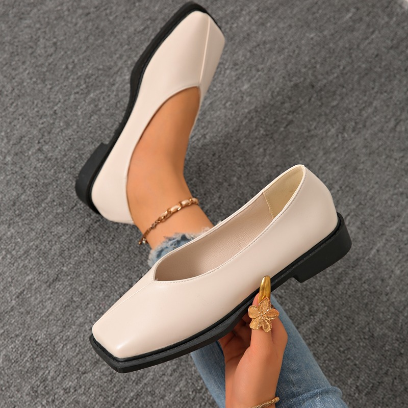 Slip-on Block Heel Single Shoe – обзор и цена Women'S Shoes Non Slip