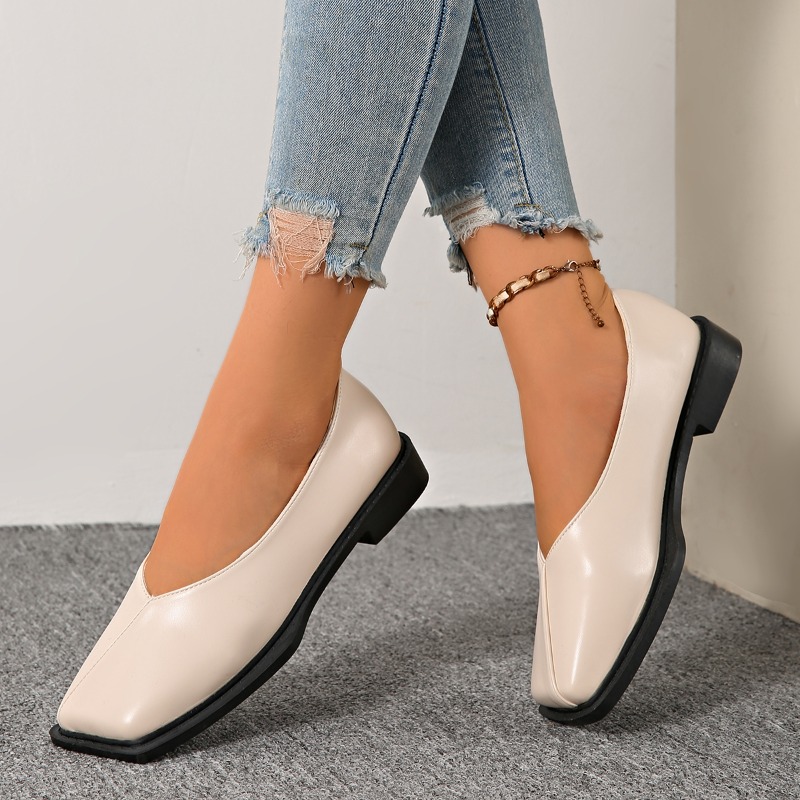 Slip-on Block Heel Single Shoe – обзор и цена Women'S Shoes Non Slip
