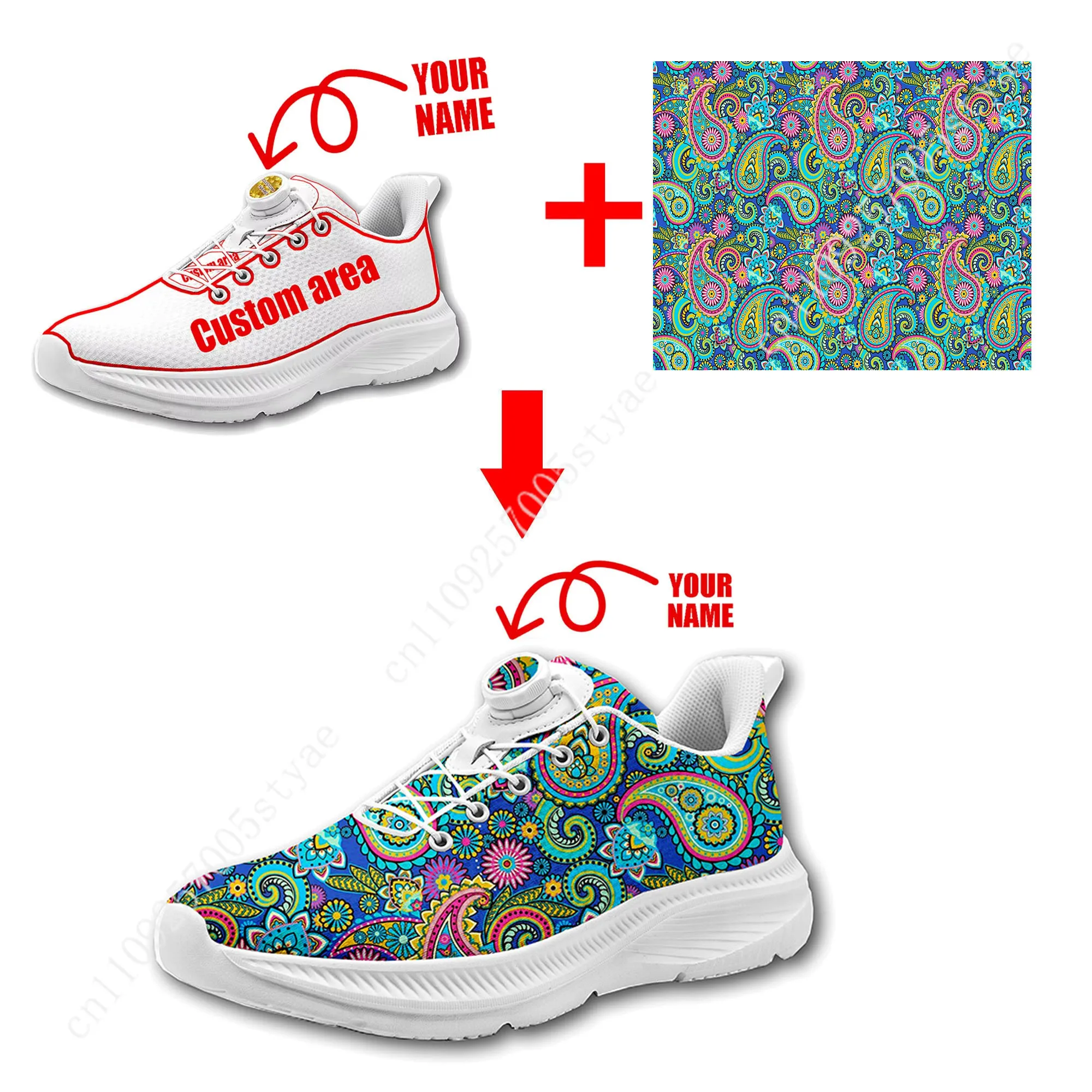 Bohemian Mandala Floral Print  – обзор и цена Women Shoes Sneakers