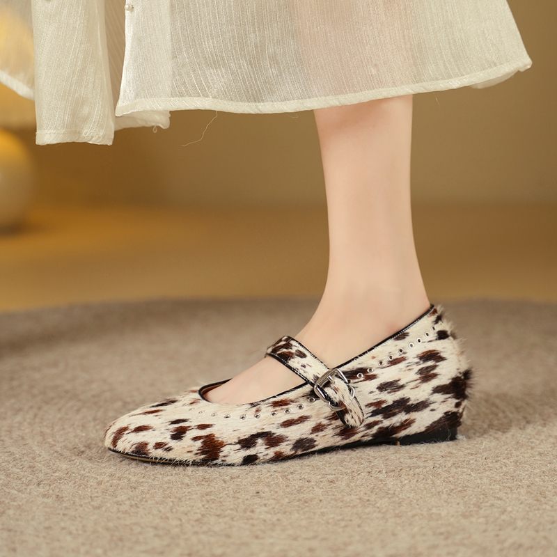 Hot Sale Leopard Horsehair Aut – обзор и цена Women Shoes Mk
