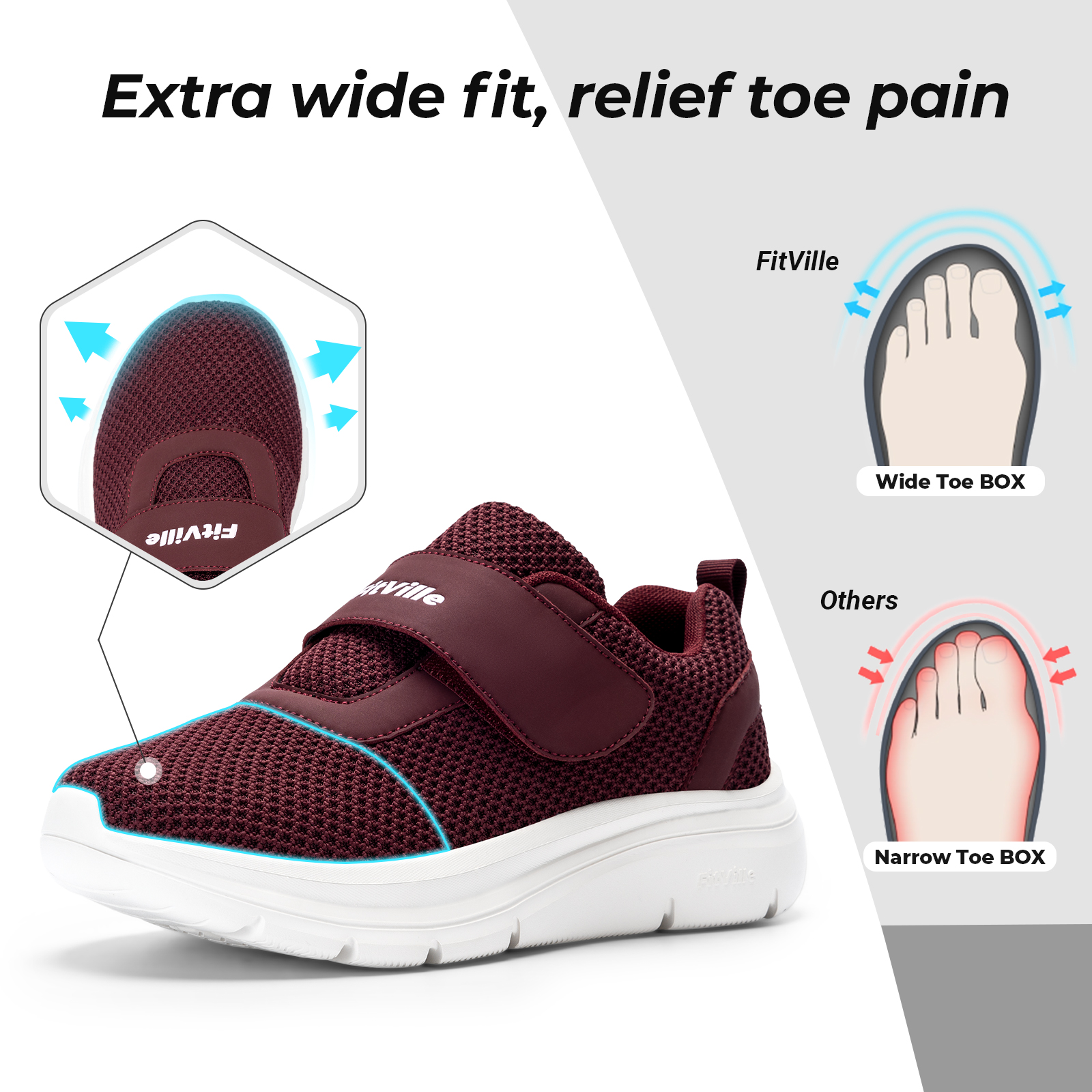 FitVille Women's Shoes Wide Di – обзор и цена Women'S Shoes Hey Dude