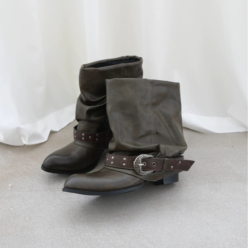 Retro Women Shoes Luxury Genui – обзор и цена Western Cowgirl Boot