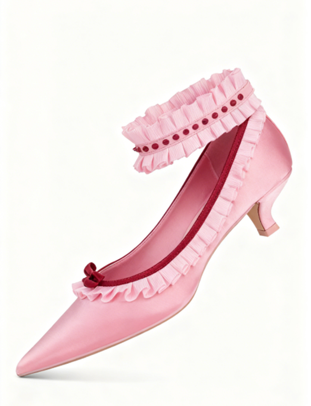 Soft Playful Style Blush Satin – обзор и цена Ankle Strap Heels