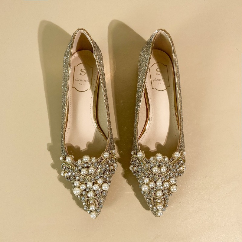 High-end Rhinestone Block Heel – обзор и цена Women'S Shoes Non Slip