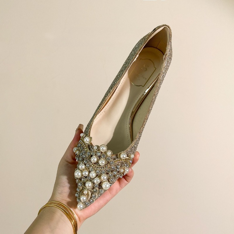 High-end Rhinestone Block Heel – обзор и цена Women'S Shoes Non Slip