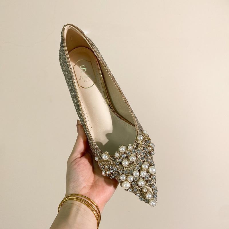 High-end Rhinestone Block Heel – обзор и цена Women'S Shoes Non Slip