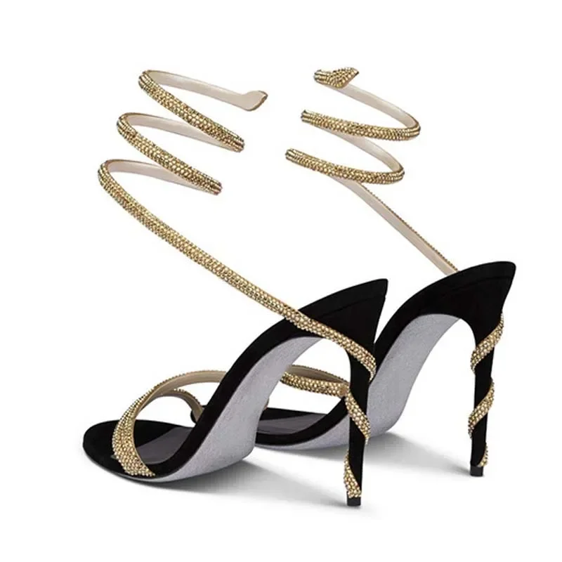 Eilyken Fashion Crystal Stilet – обзор и цена Ankle Strap Heels