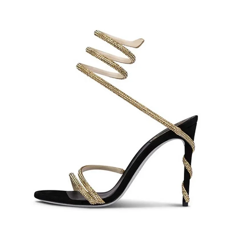Eilyken Fashion Crystal Stilet – обзор и цена Ankle Strap Heels