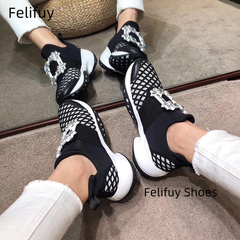 New Platform Sneakers Crystal  – обзор и цена Women Shoes Qc