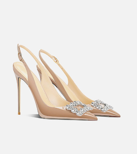 Black Rhinestone Square Buckle – обзор и цена Rhinestone Sandal Women