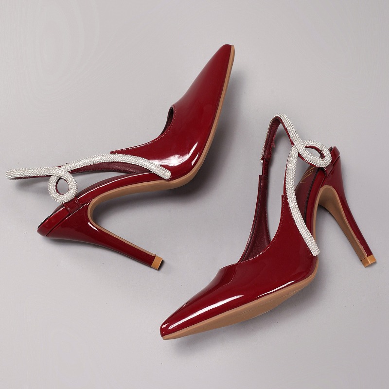 Sexy Patent Leather Pointed To – обзор и цена Rhinestone Sandal Women