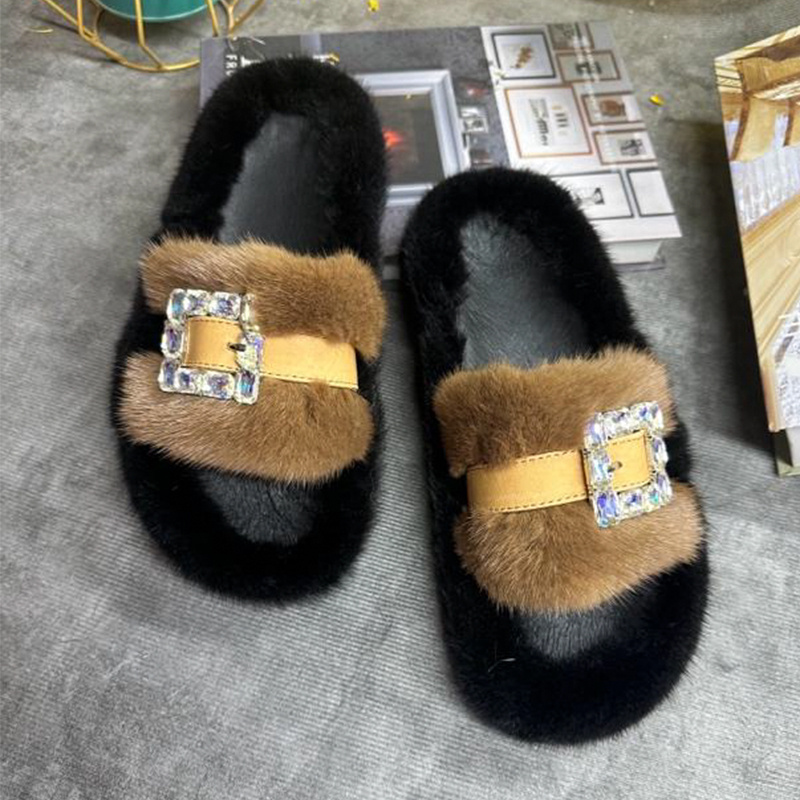 Mink Fur Slippers Women's Real – обзор и цена Women Shoes Mules