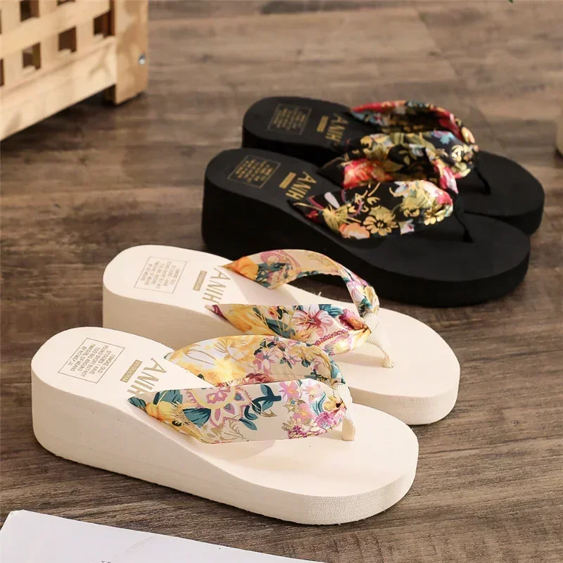 Women's Fashion Platform Flip  – обзор и цена Cork Wedge Sandal