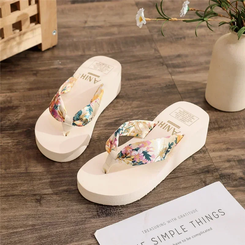 Women's Fashion Platform Flip  – обзор и цена Cork Wedge Sandal