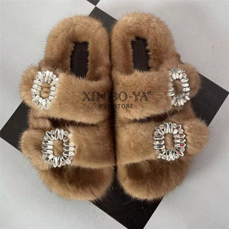 Mink Slippers Winter Women's S – обзор и цена Women Shoes Mk