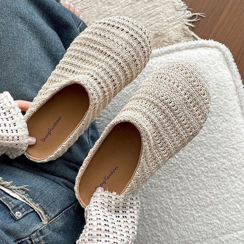 Women Raffia Woven Mule Slippe – обзор и цена Women Shoes Mules