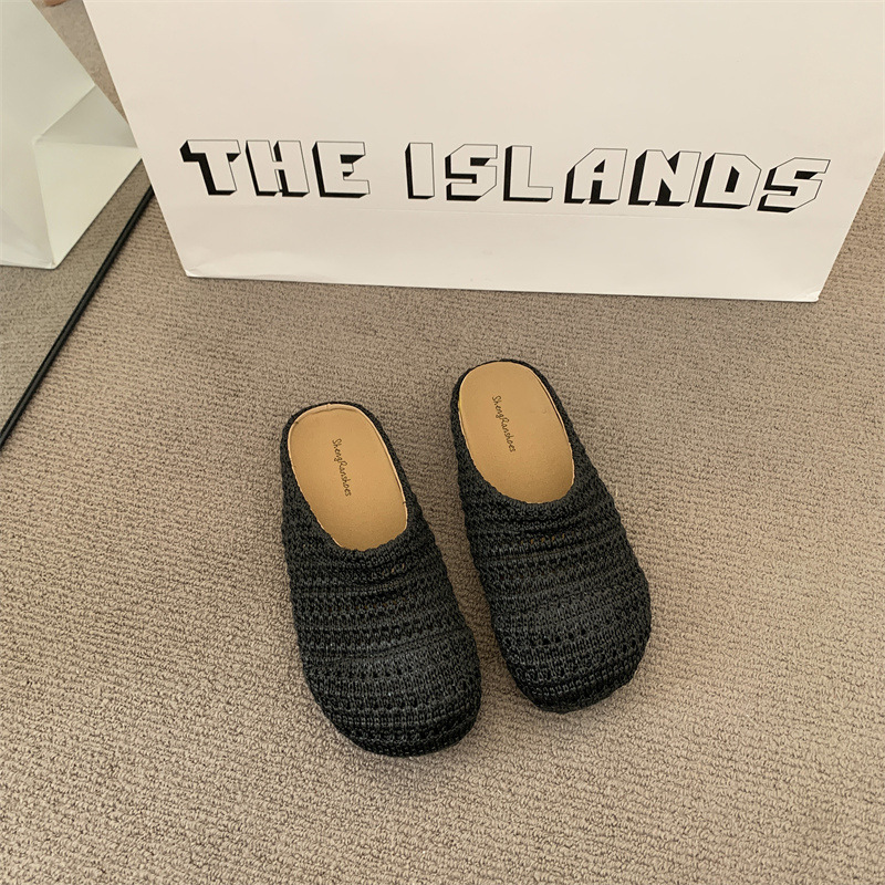 Women Raffia Woven Mule Slippe – обзор и цена Women Shoes Mules
