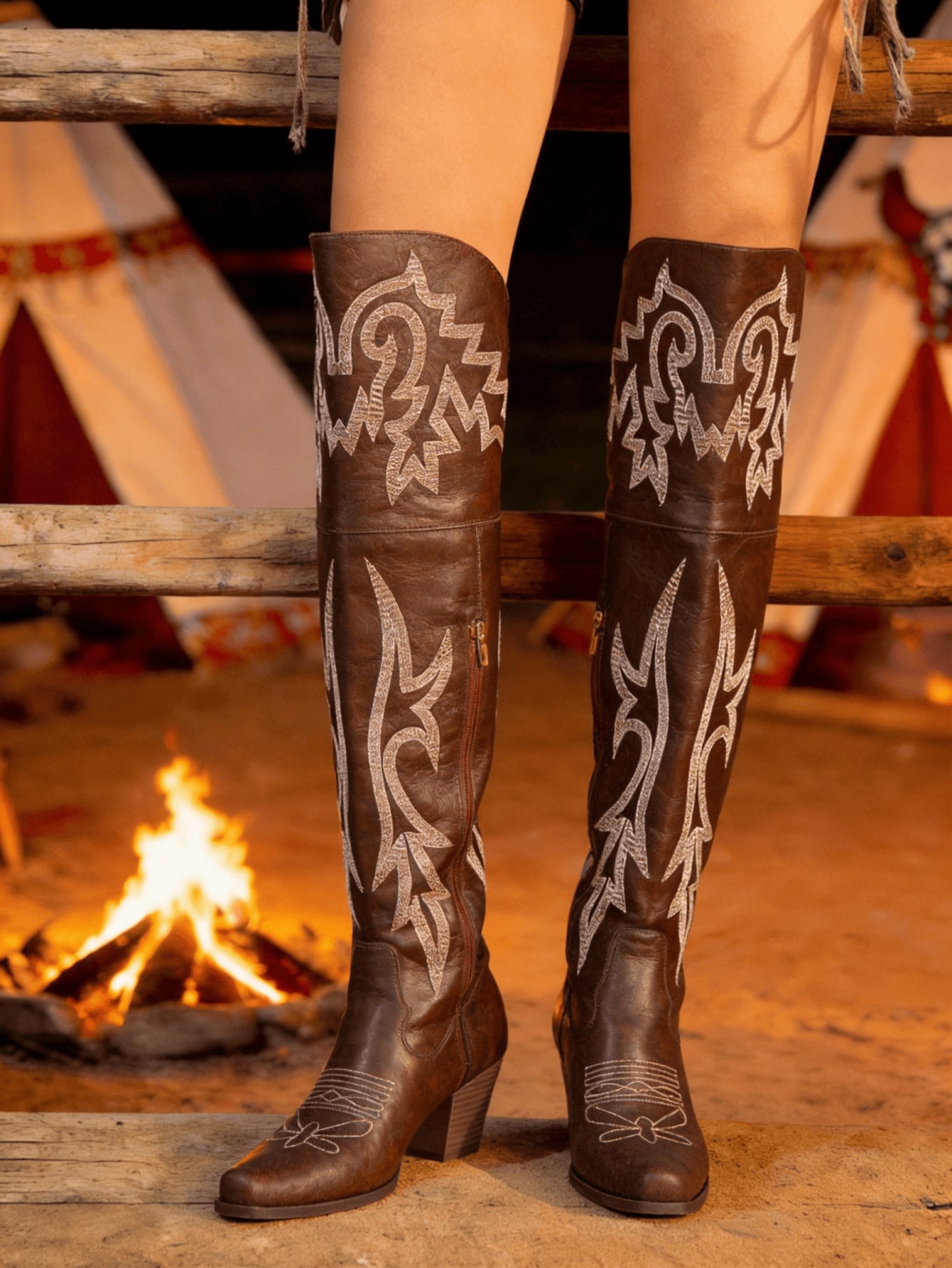 Summer Boots Riding Knee Thick – обзор и цена Western Cowgirl Boot