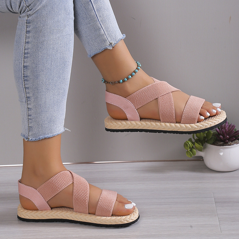 2024 women new sponge platform – обзор и цена Cork Wedge Sandal