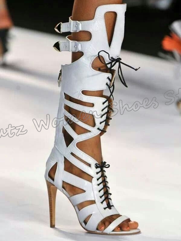 Sneaker Boot Knee High Lace-Up – обзор и цена Women Shoes Sneakers