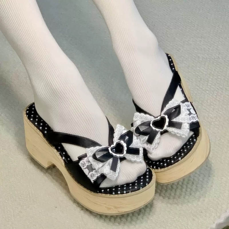 Sweet Bow Wood Grain Thick Bot – обзор и цена Women Shoes Japan