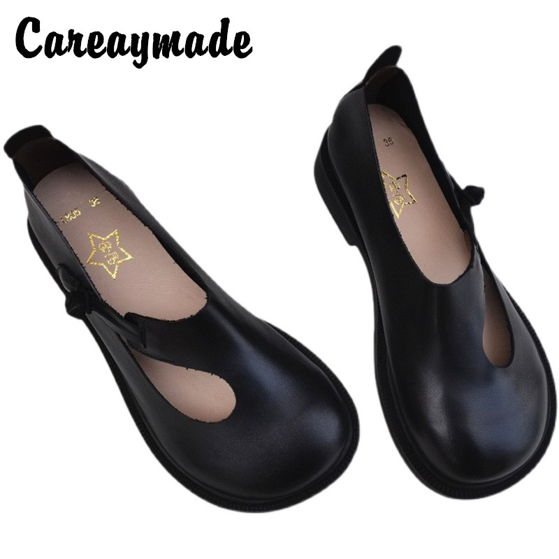 Careaymade-Genuine leather big – обзор и цена Women Shoes Black