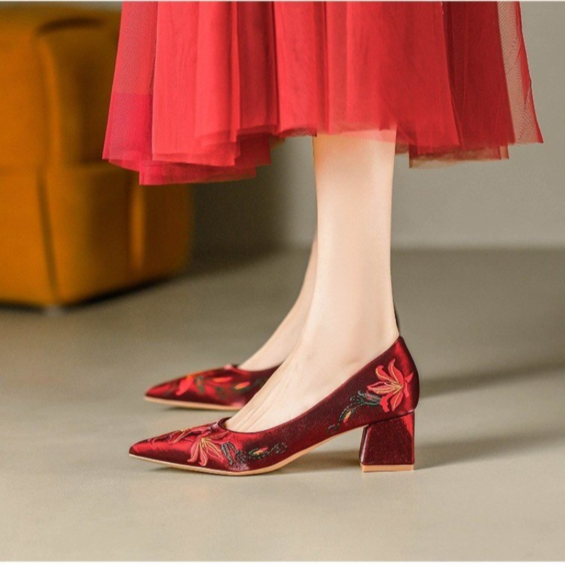 Spring Red Wedding Shoes Embro – обзор и цена Women'S Shoes Naturalizer