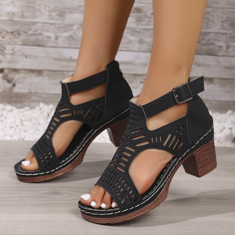 Roman Style Women'S Sandals Br – обзор и цена Cork Wedge Sandal