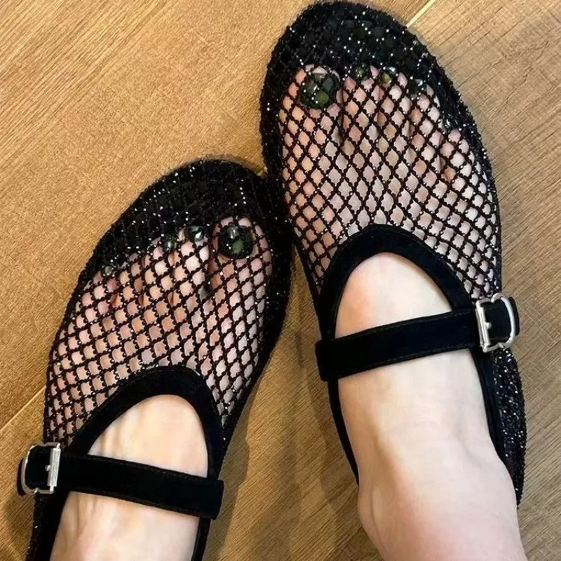 Hollow Rhinestone Baotou Sanda – обзор и цена Women'S Shoes Toms