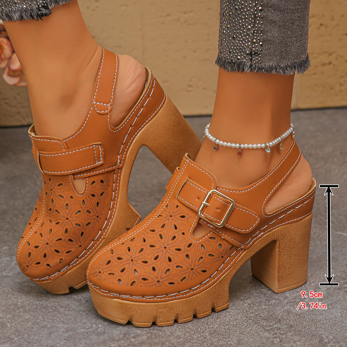 Large Size Women's Thick Heel  – обзор и цена Women'S Shoes Plus Size