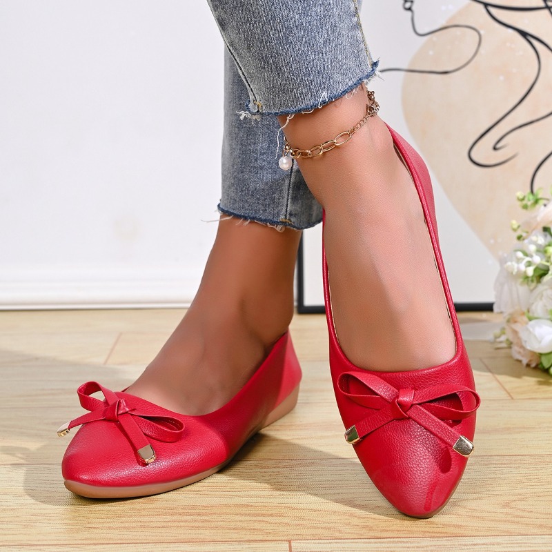 Bow Shallow Mouth Soft Sole Co – обзор и цена Women'S Shoes Toms