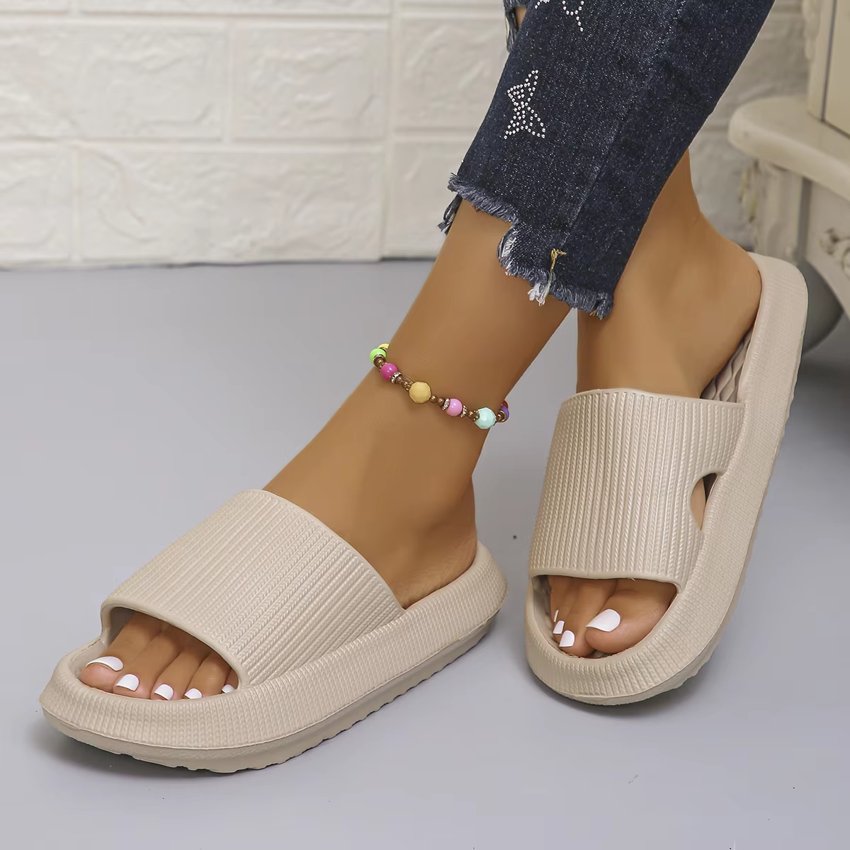 Thick Bottom Cloud Slippers Wo – обзор и цена Women'S Shoes Non Slip