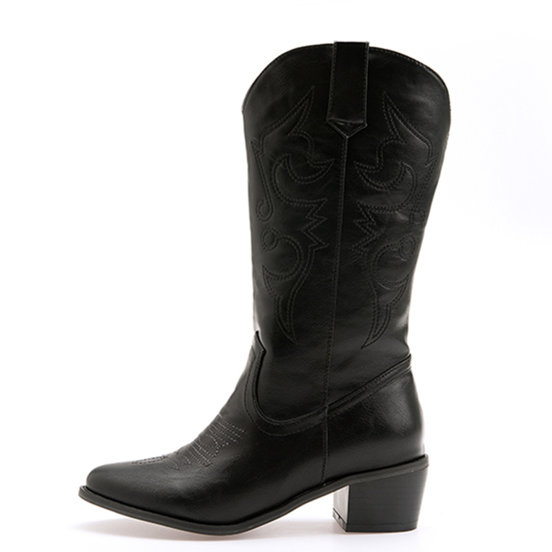 Classic Mid-calf Boots Women F – обзор и цена Western Cowgirl Boot