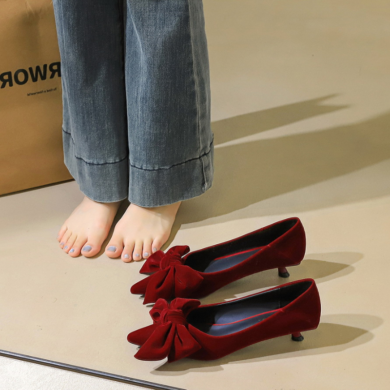 Korean Temperament Suede Stile – обзор и цена Ankle Strap Heels