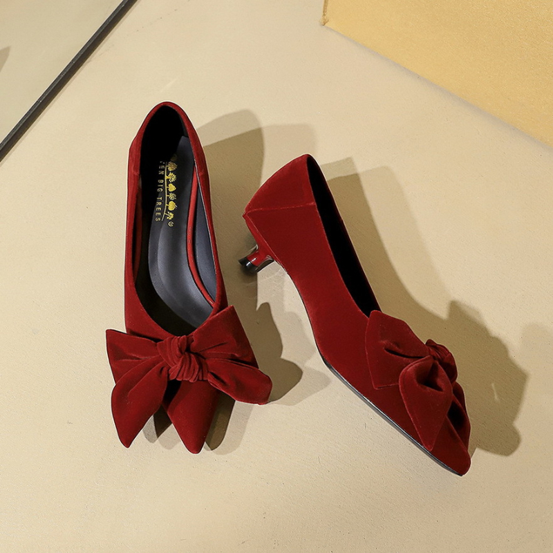 Korean Temperament Suede Stile – обзор и цена Ankle Strap Heels