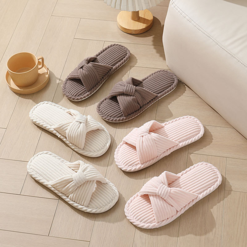 Corduroy Cross Strap Home Slip – обзор и цена Women'S Shoes Non Slip