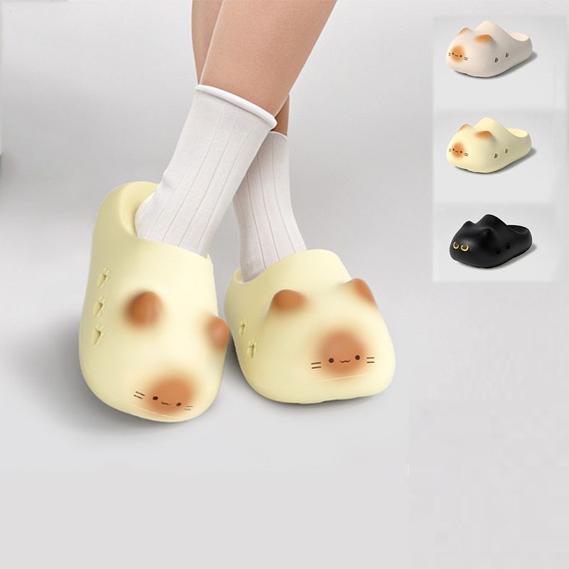 New creative black cat slipper – обзор и цена Women Shoes Black