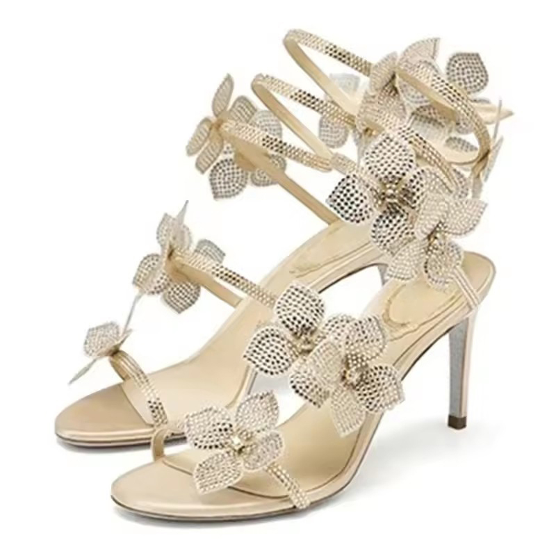 Aneikeh Fashion Crystal Rhines – обзор и цена Rhinestone Sandal Women