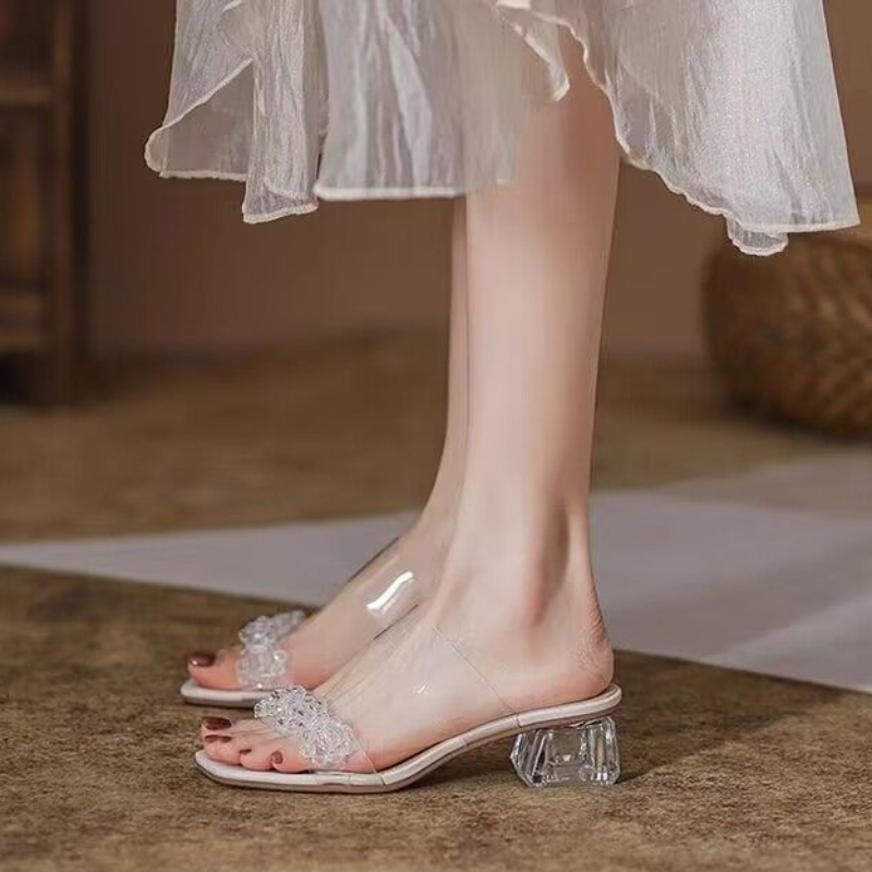 Slides Rhenstone Summer Crysta – обзор и цена Women Shoes Ysl